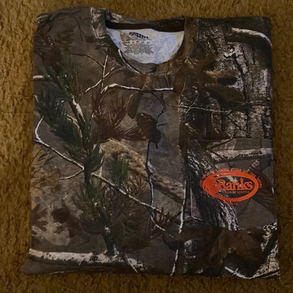 Camouflage long sleeve t-shirt, 3XL